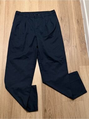 Dickies Men's Navy Straight-Leg Work Chino Pants size 34x32